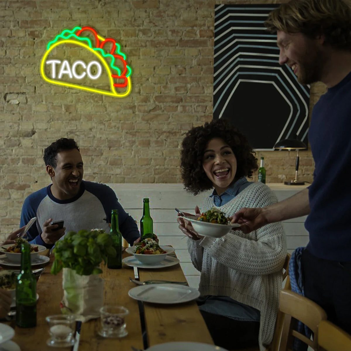 Taco 5V USB LED neon sign