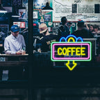 Coffee 5V USB LED neon sign