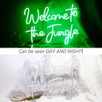 Enseigne néon LED USB 5 V Welcome to the Jungle