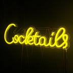 Cocktails 5V USB LED neon sign