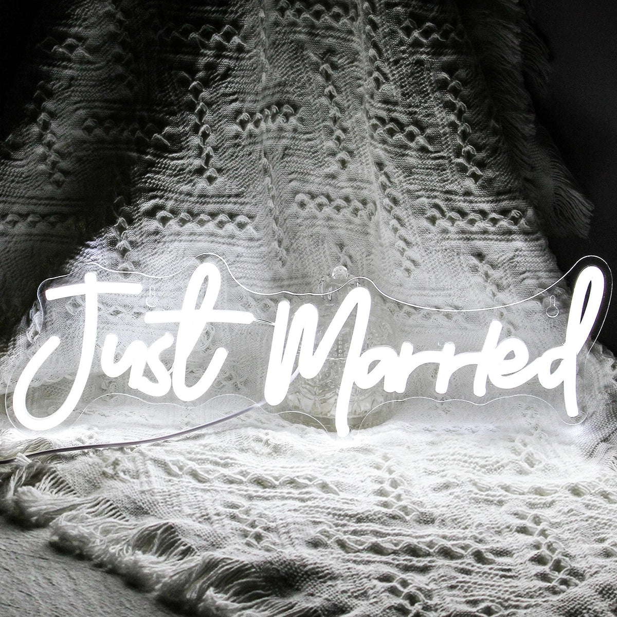 Just Married Wedding 5V USB LED neon sign