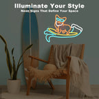 Corgi Dog Pet Shop 5V USB LED neon sign