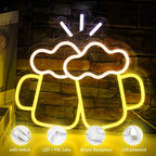 Beer Shaped 5V USB LED neon sign – Cheers