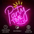 Party Time 5V USB LED neon sign