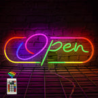 Enseigne néon LED USB 5 V Open RVB