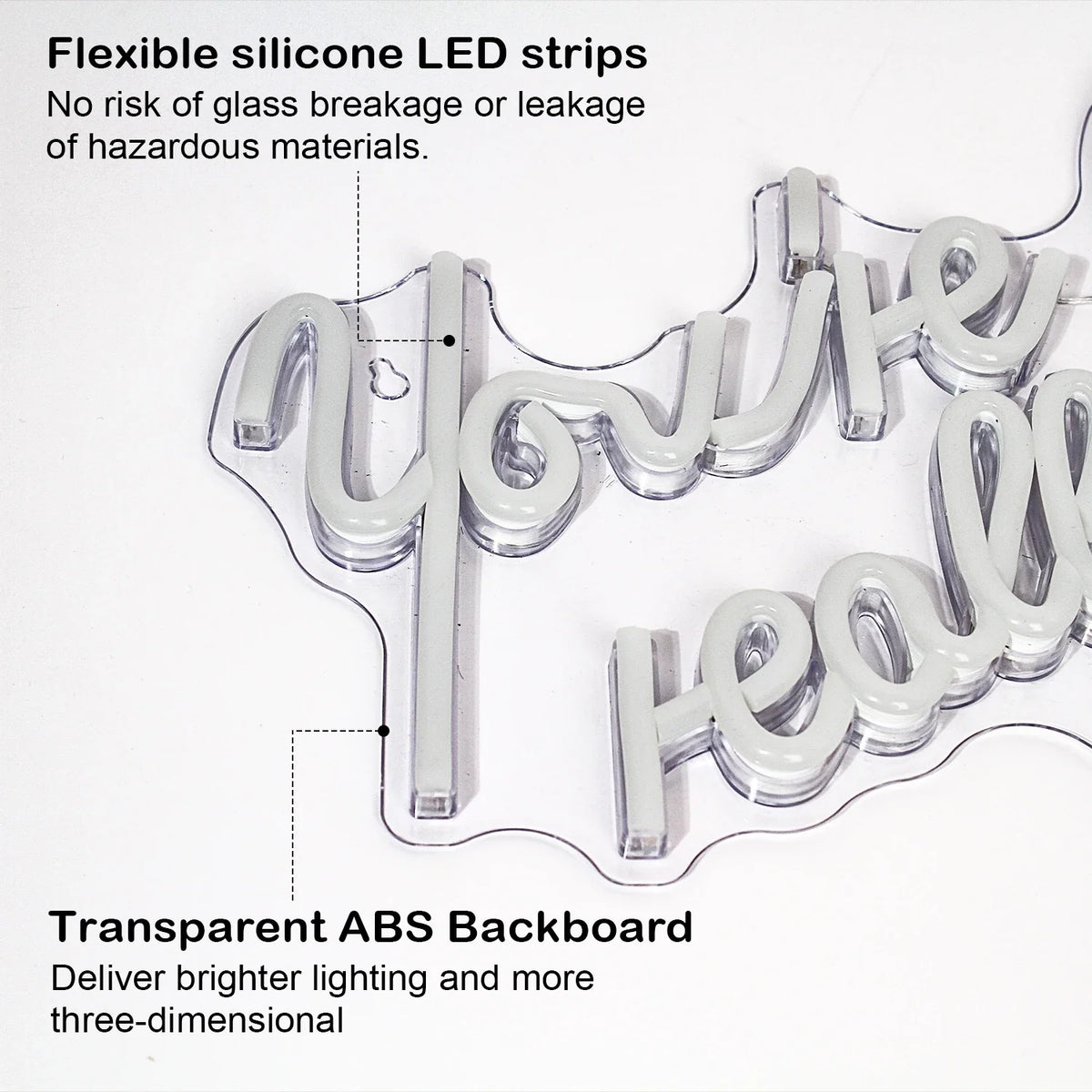 You're Like Really Pretty 5V USB LED neon sign