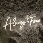 Always Forever 5V USB LED neon sign