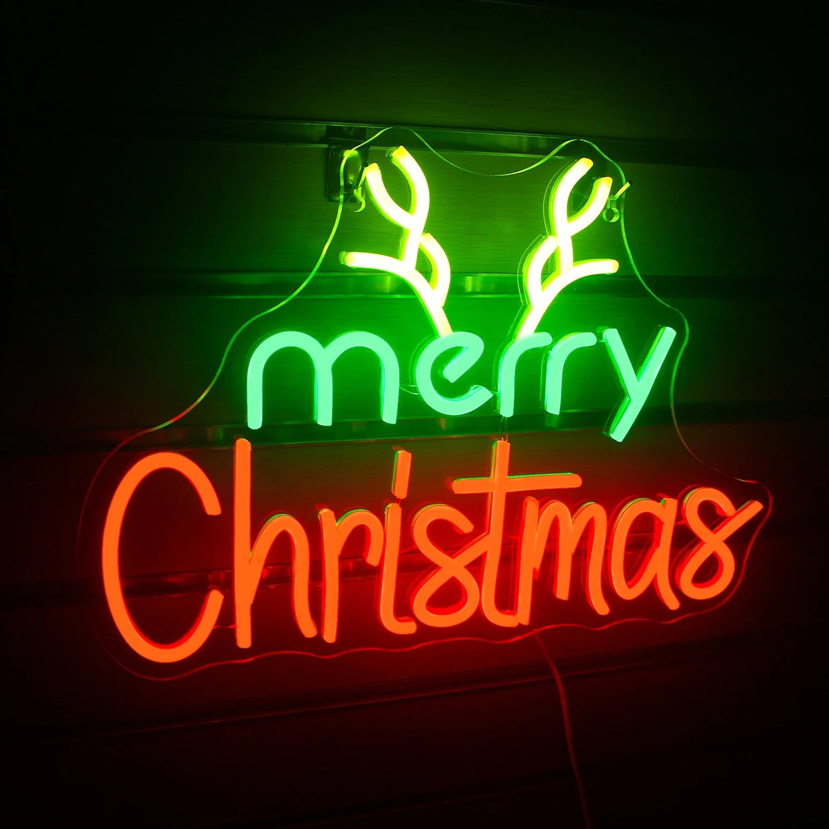 Merry Christmas 5V USB LED neon sign