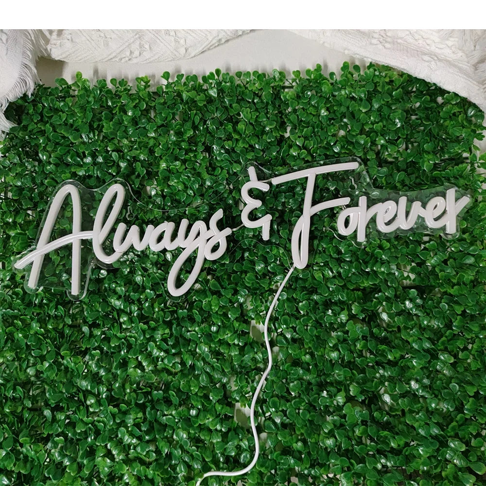 Always Forever 5V USB LED neon sign