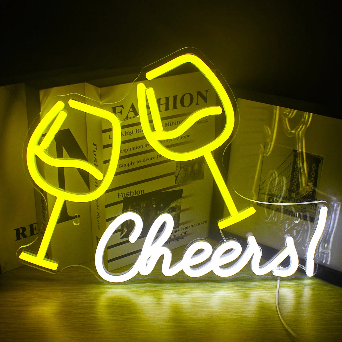 Enseigne néon LED USB 5 V Cheers Bar