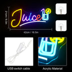 Enseigne néon LED USB 5 V Jus