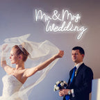 Mr & Mrs Wedding 5V USB LED neon sign
