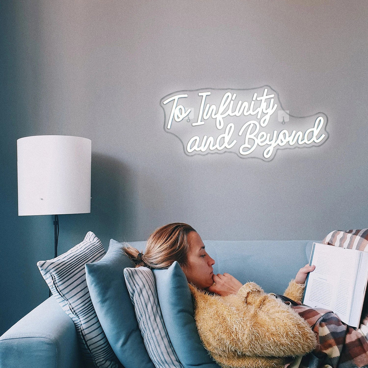 To Infinity and Beyond 5V USB LED neon sign