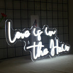 Love is in the Hair 5V USB LED neon sign