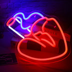 Woman Smoking 5V USB LED neon sign