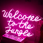 Welcome to the Jungle 5V USB LED neon sign