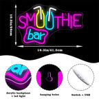 Smoothie Bar 5V USB LED neon sign