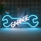 Car Gearbox 5V USB LED neon sign – Ice Blue 40x15cm
