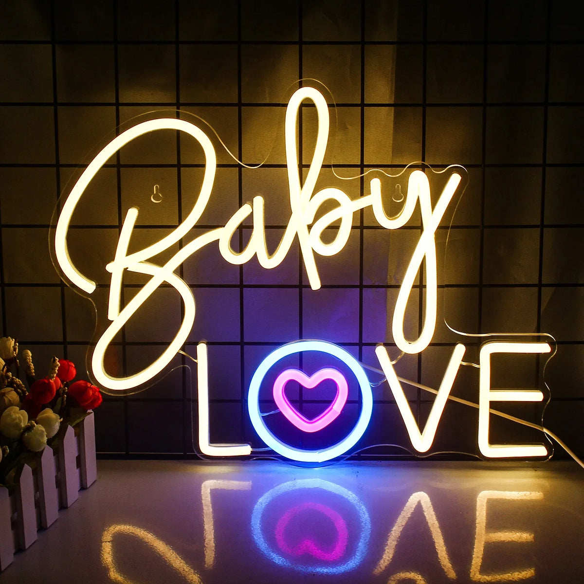 Baby Love 5V USB LED neon sign