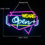 Enseigne néon LED USB 5 V We Are Open