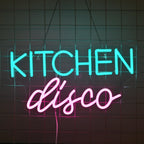 Enseigne néon LED USB 5 V Kitchen Disco — 42 × 23 cm