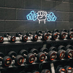 Barbell Weightlifting 5V USB LED neon sign