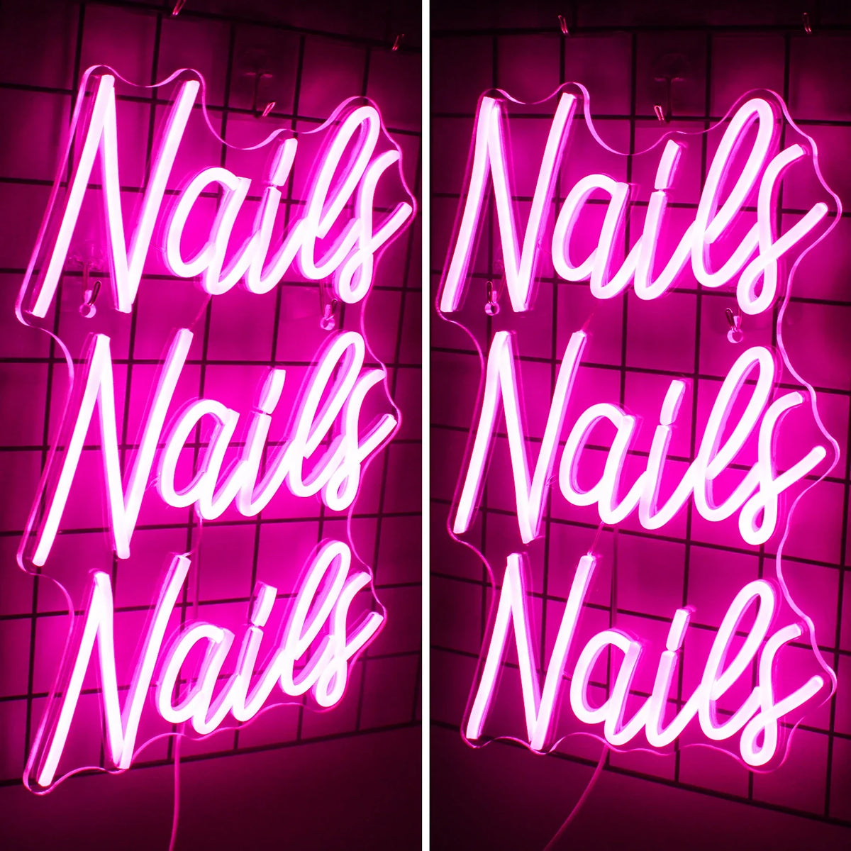Nails 5V USB LED neon sign