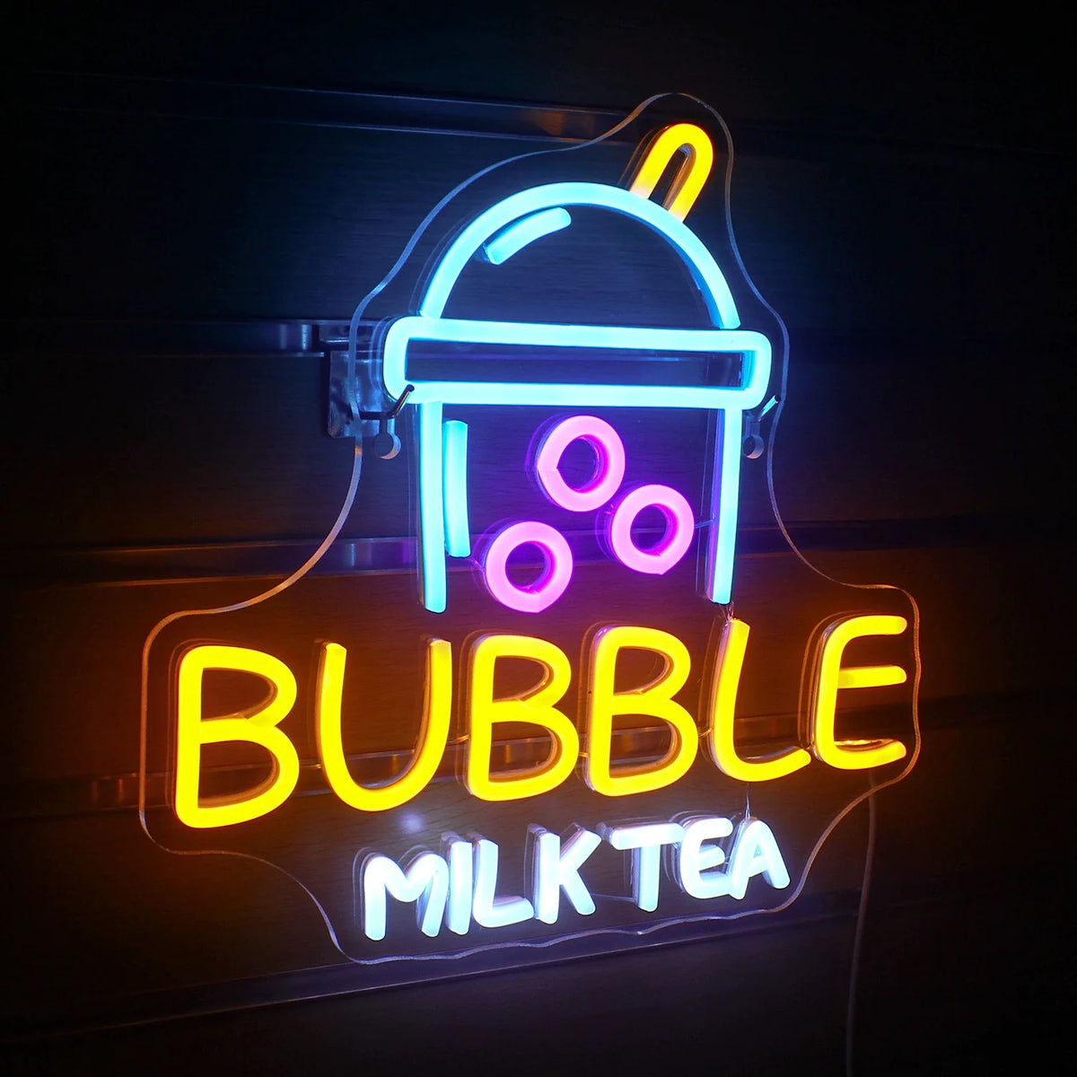 Bubble Milk Tea 5V USB LED neon sign