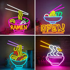 Enseigne néon LED USB 5 V Ramen