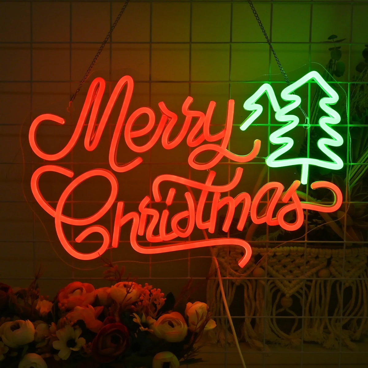 Christmas Tree 5V USB LED neon sign – 38X32cm