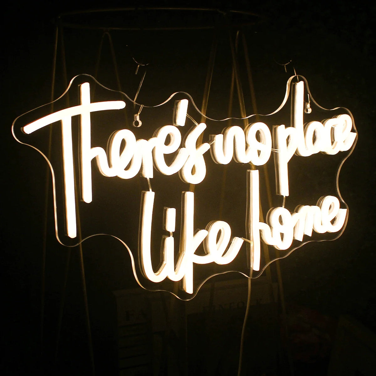 Enseigne néon LED USB 5 V There's No Place Like Home
