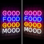 Good Food Good Mood 5V USB LED neon sign