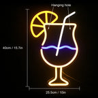 Drink Cup 5V USB LED neon sign