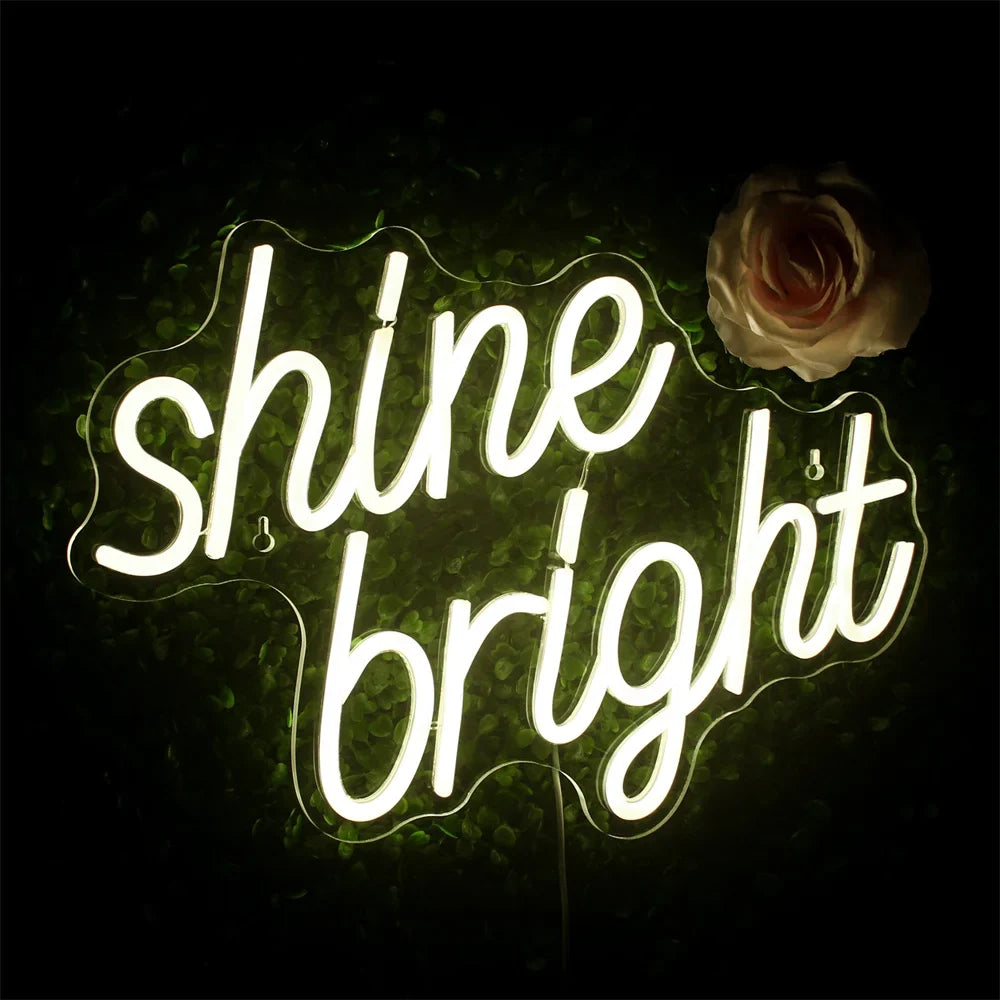 Shine Bright 5V USB LED neon sign