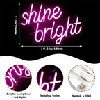 Shine Bright 5V USB LED neon sign