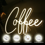 Coffee 5V USB LED neon sign