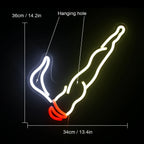 Smoking 5V USB LED neon sign