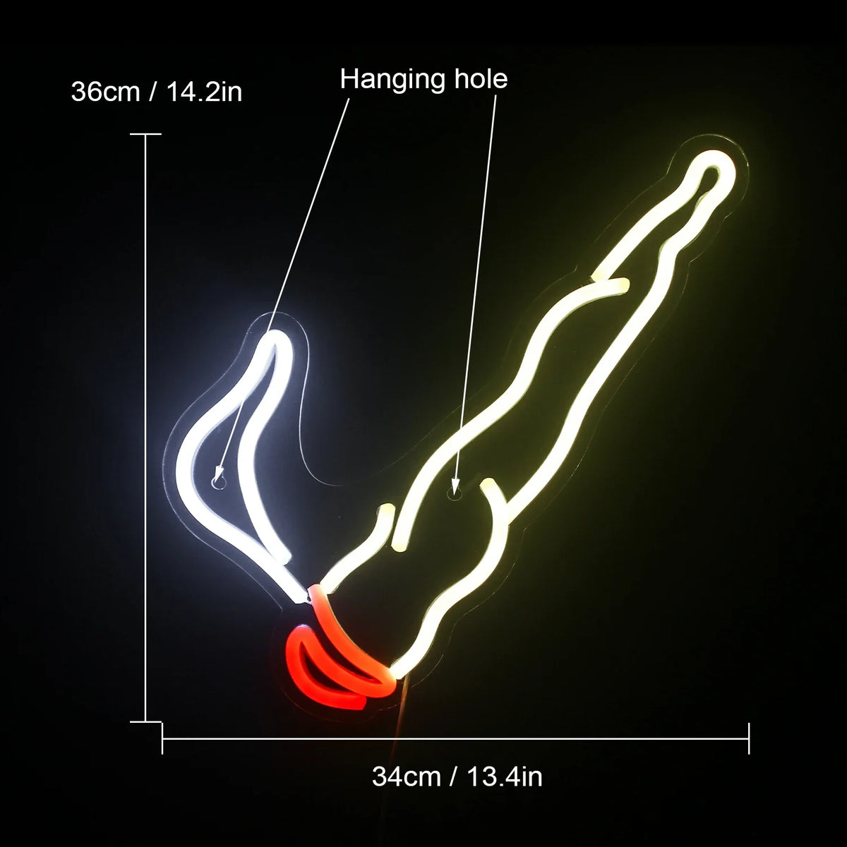 Smoking 5V USB LED neon sign