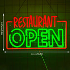 Restaurant OPEN 5V USB LED neon sign – 42X24.5cm