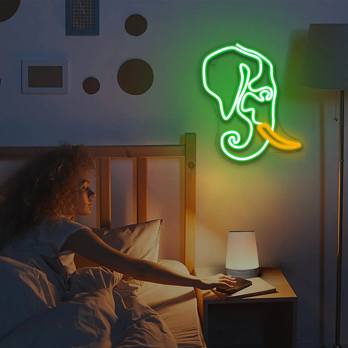Enseigne néon LED USB 5 V Éléphant