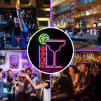 Enseigne néon LED USB 5 V Cocktails Open