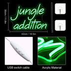 Jungle Addition 5V USB LED neon sign