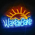 Wake 'n' Bake 5V USB LED neon sign