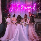 Just Married Wedding 5V USB LED neon sign