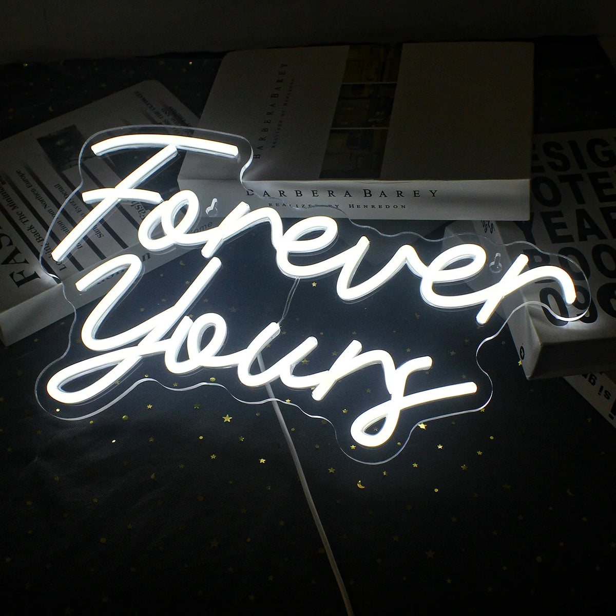 Forever Yours 5V USB LED neon sign
