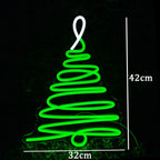 Enseigne néon LED USB 5 V Sapin de Noël