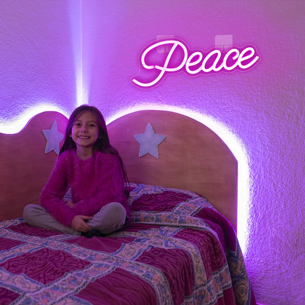 Peace 5V USB LED neon sign