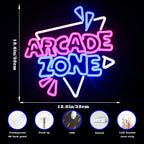 Enseigne néon LED USB 5 V Arcade Zone