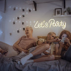 Let's Party 5V USB LED neon sign