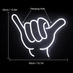 Encouraging Hand Gesture 5V USB LED neon sign